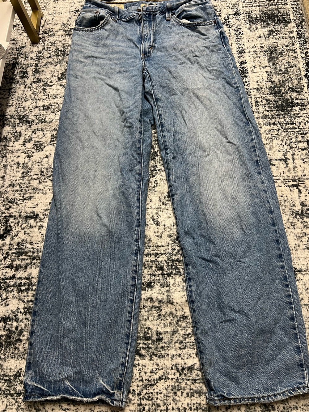 Women’s Levi’s Light Blue Straight-Leg Jeans - Classic Casual